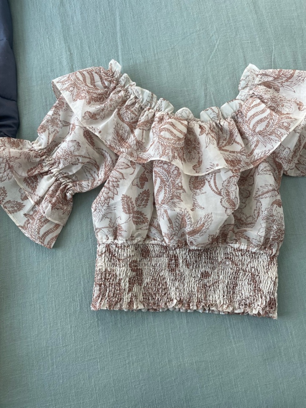 Forever that girl x Anthropologie sheer crop